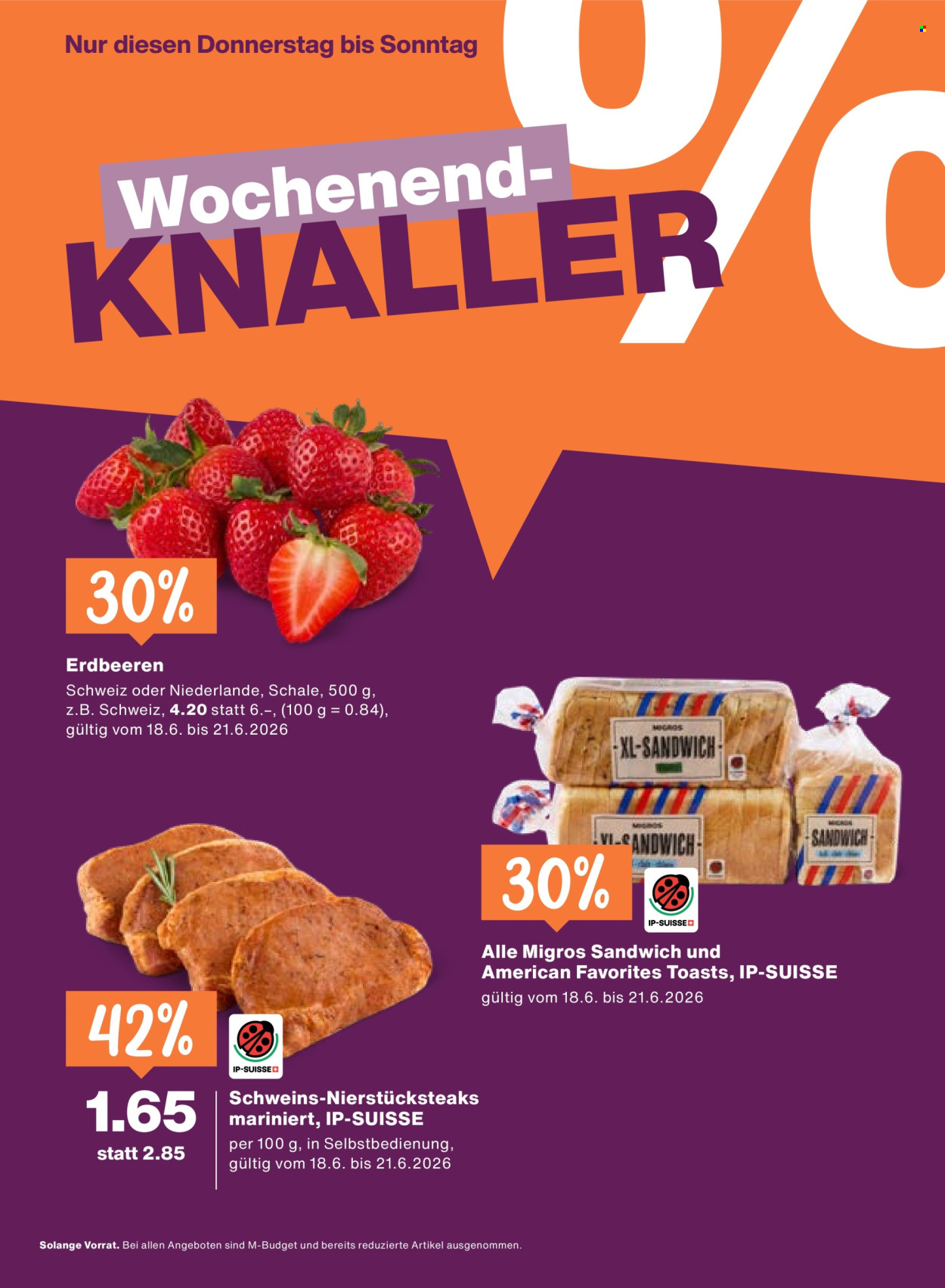 Catalogue Migros - 18.6.2026 - 24.6.2026. Page 24. Page 24