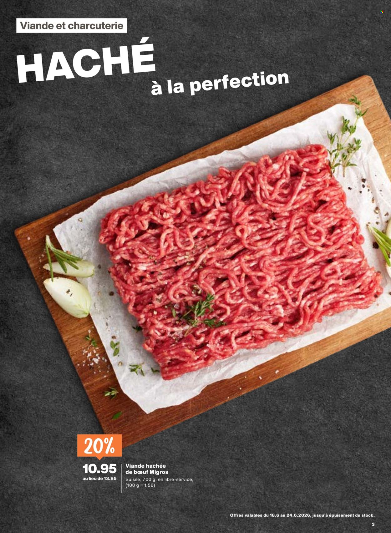 Catalogue Migros - 18.6.2026 - 24.6.2026. Page 3. Page 3