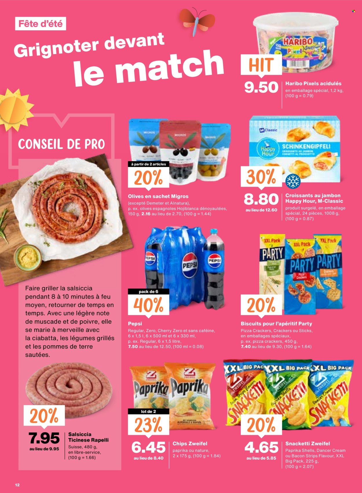 Catalogue Migros - 18.6.2026 - 24.6.2026. Page 12. Page 12