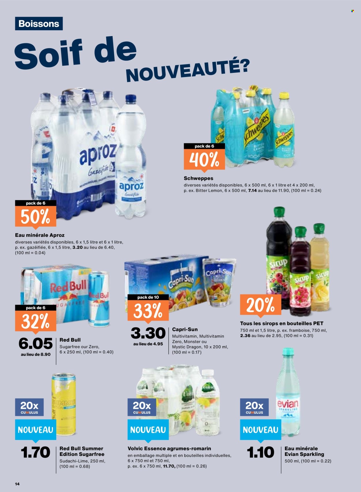 Catalogue Migros - 18.6.2026 - 24.6.2026. Page 14. Page 14