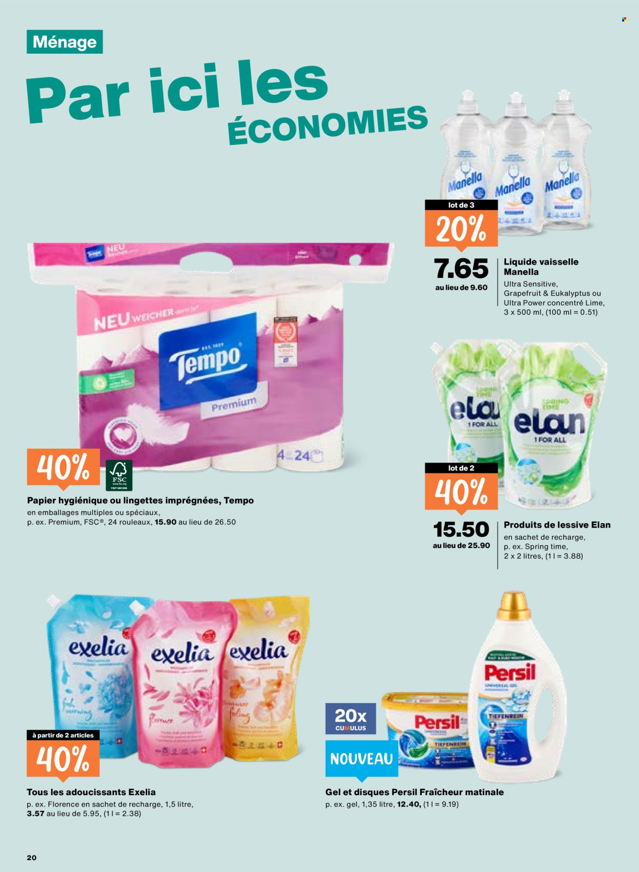 Catalogue Migros - 18.6.2026 - 24.6.2026. Page 20. Page 20
