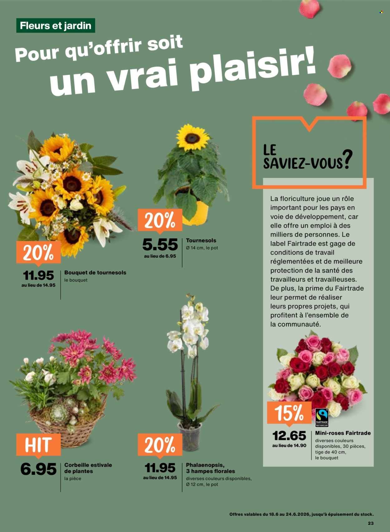 Catalogue Migros - 18.6.2026 - 24.6.2026. Page 23. Page 23