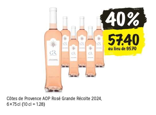 Côtes de Provence AOP Rosé Grande Récolte 2024
