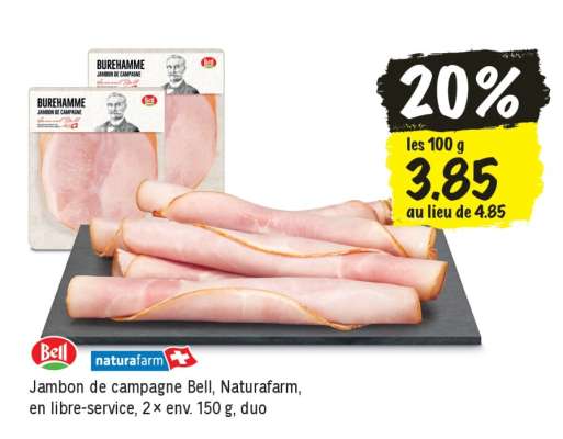 Jambon de campagne Bell, Naturafarm