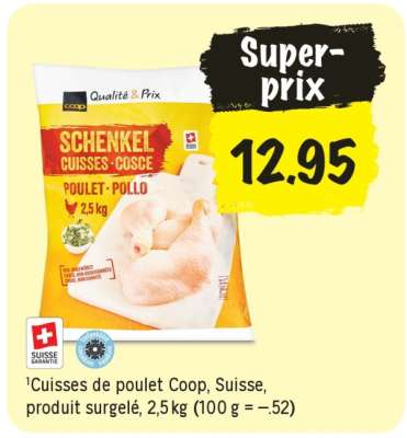 Cuisses de poulet Coop