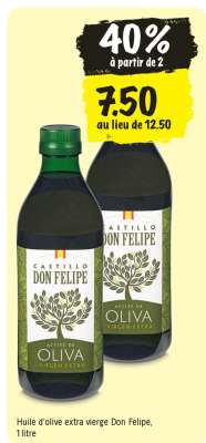 Huile d'olive extra vierge Don Felipe