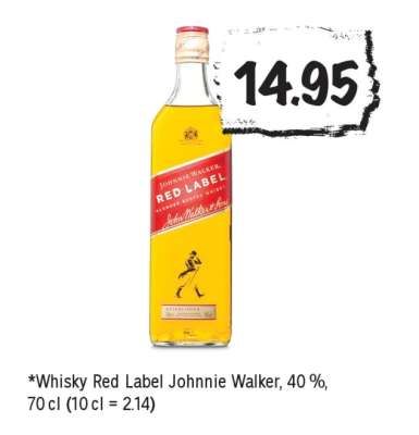 Whisky Red Label Johnnie Walker