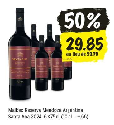 Malbec Reserva Mendoza Argentina