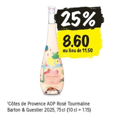 Côtes de Provence AOP Rosé Tourmaline