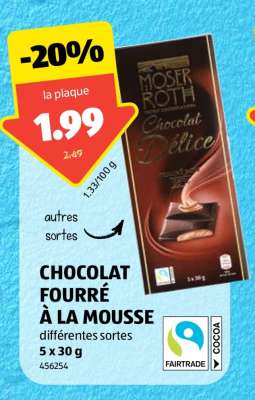 MOSER ROTH Chocolat Délice