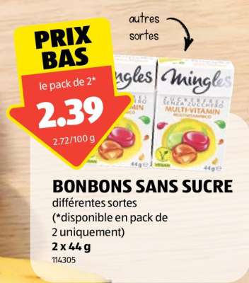 BONBONS SANS SUCRE