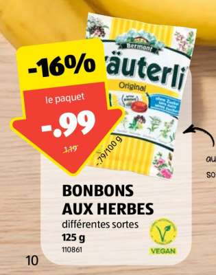 BONBONS AUX HERBES