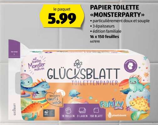 PAPIER TOILETTE MONSTERPARTY