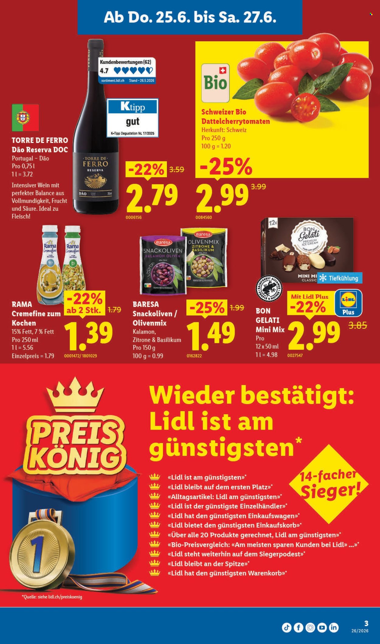 Catalogue Lidl - 25.6.2026 - 1.7.2026. Page 3. Page 3