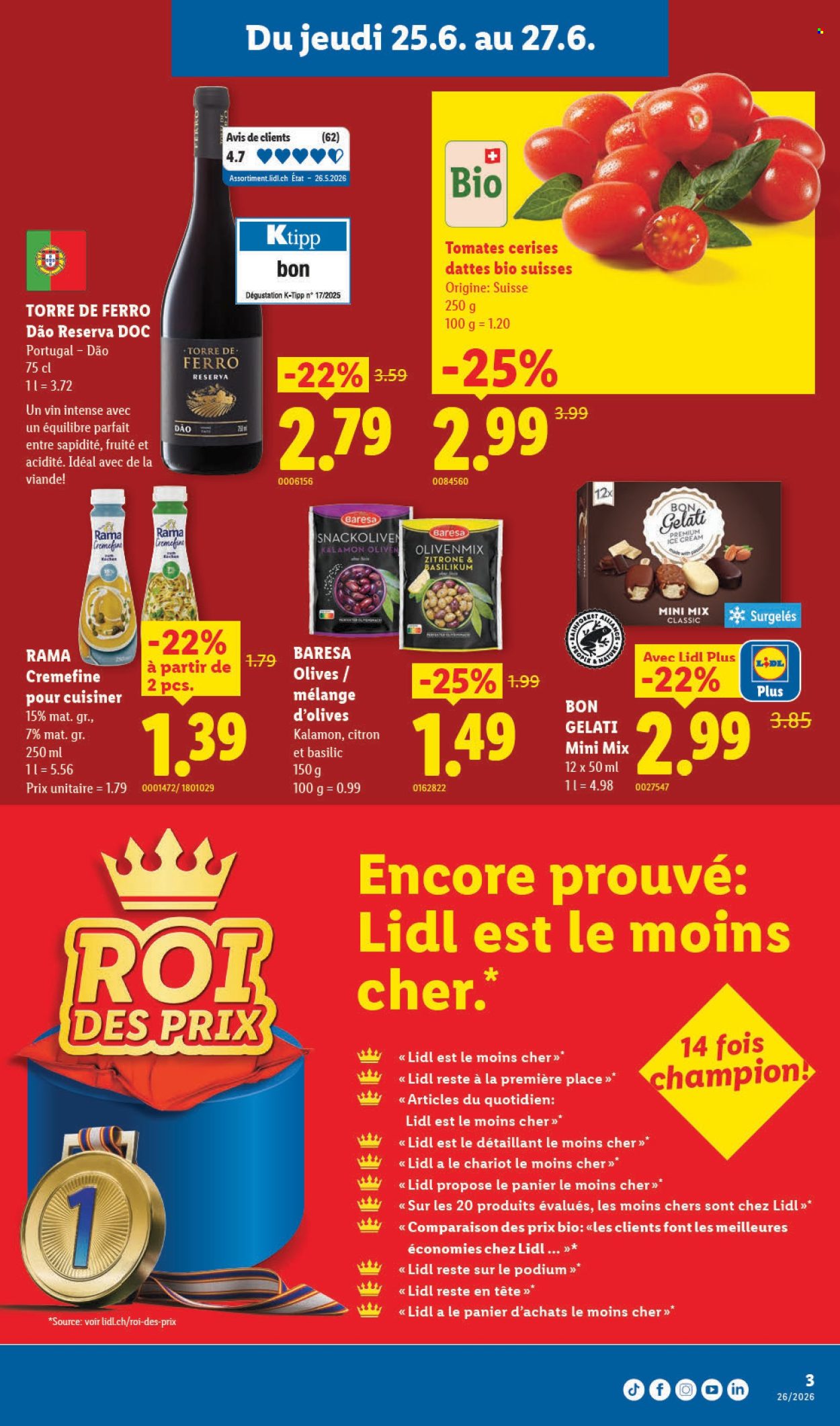 Catalogue Lidl - 25.6.2026 - 1.7.2026. Page 3. Page 3