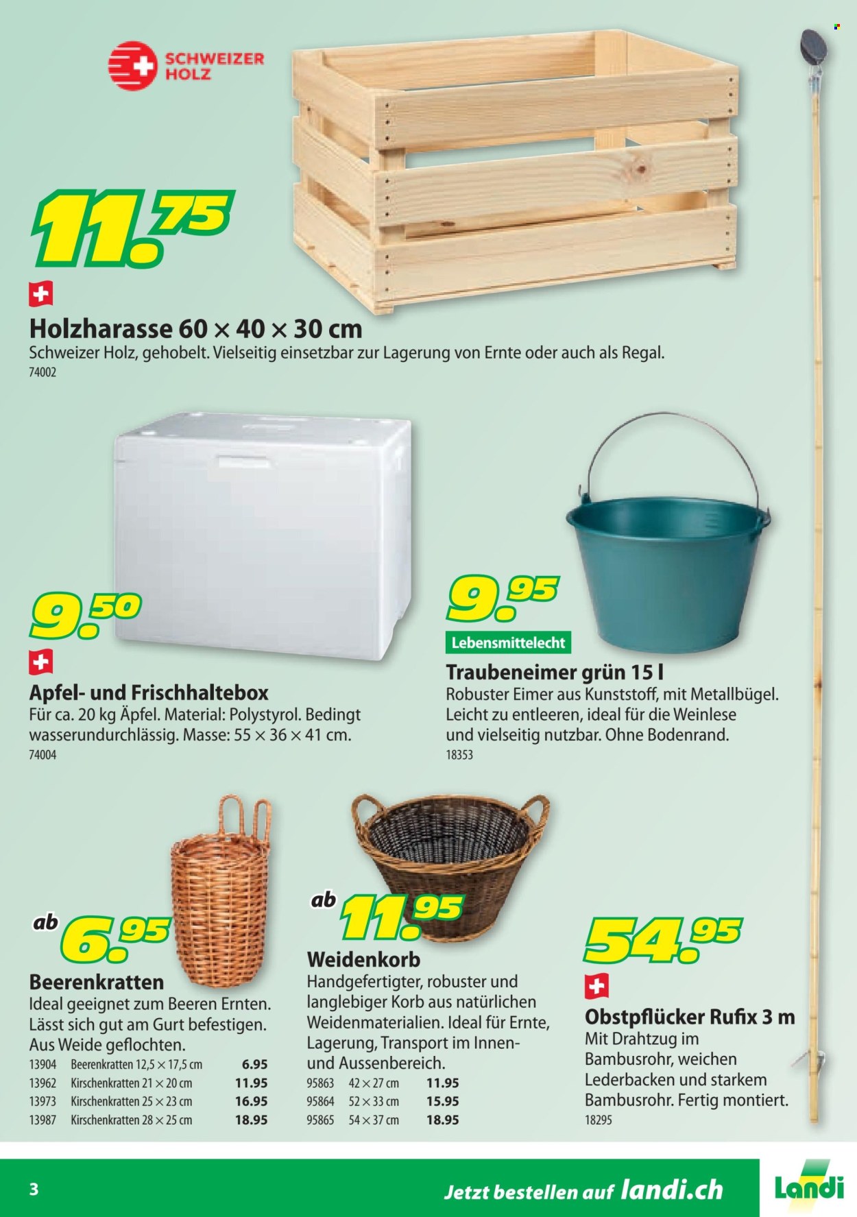 Catalogue Landi. Page 3. Page 3