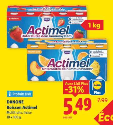 DANONE Boisson Actimel