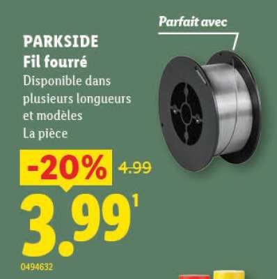 PARKSIDE Fil fourré