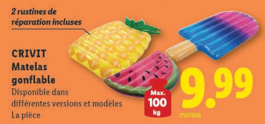 CRIVIT Matelas gonflable