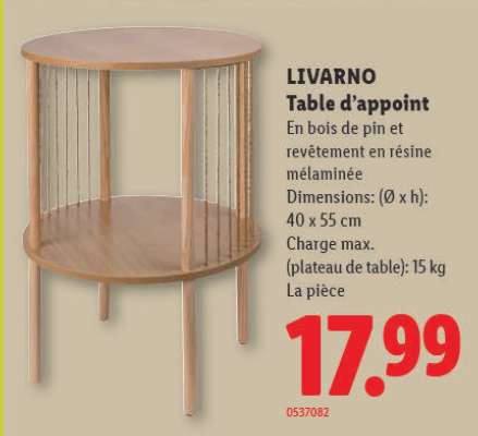 LIVARNO Table d'appoint