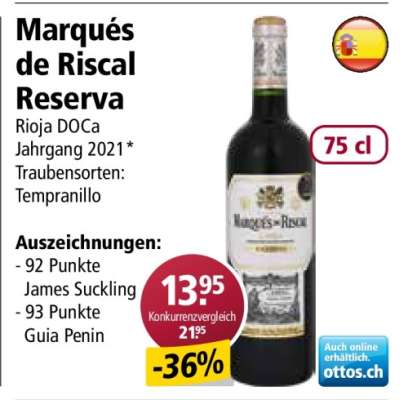 Marqués de Riscal Reserva