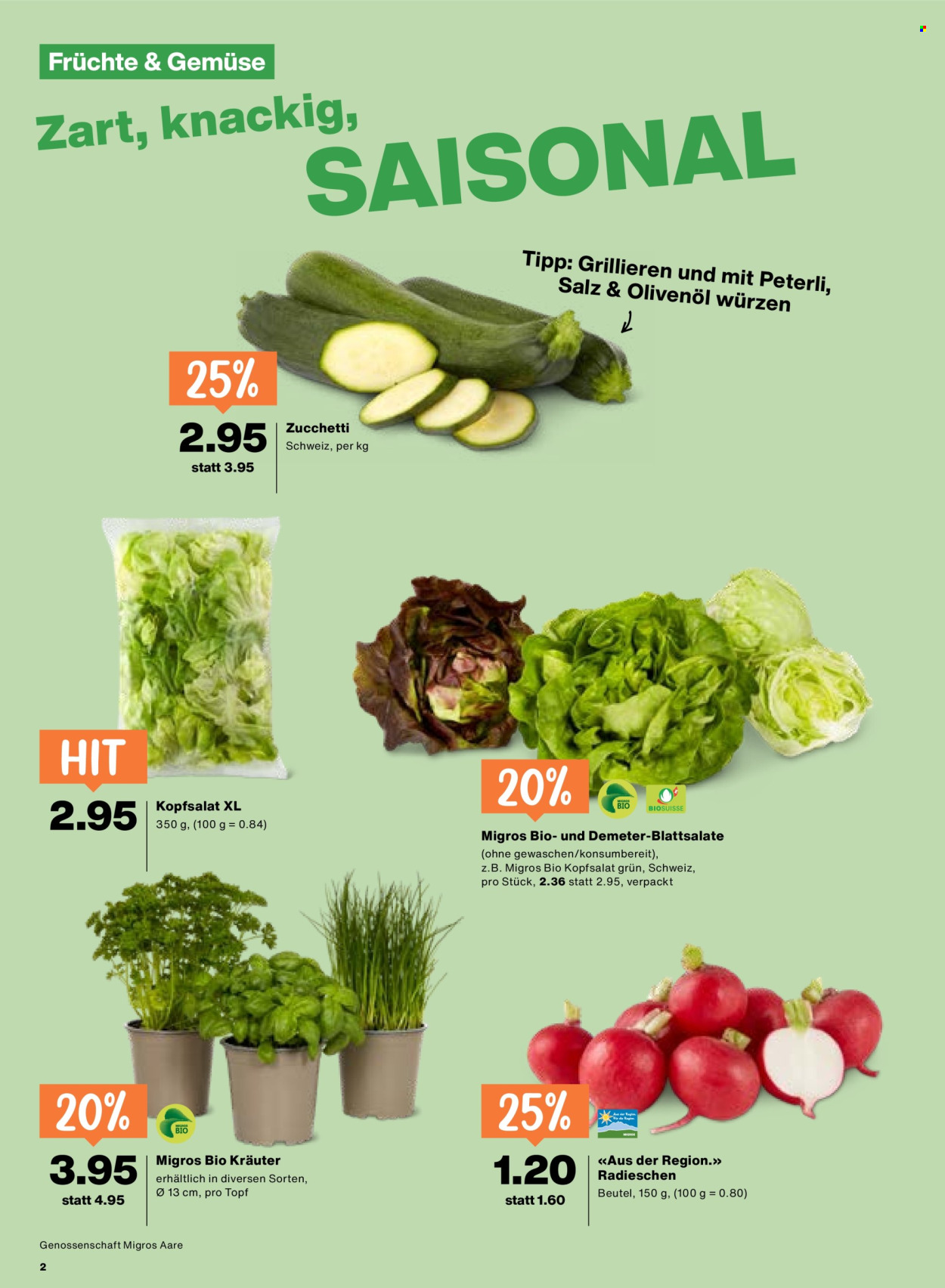 Catalogue Migros - 25.6.2026 - 1.7.2026. Page 2. Page 2
