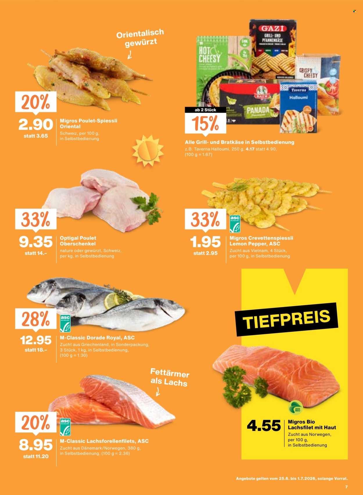 Catalogue Migros - 25.6.2026 - 1.7.2026. Page 7. Page 7
