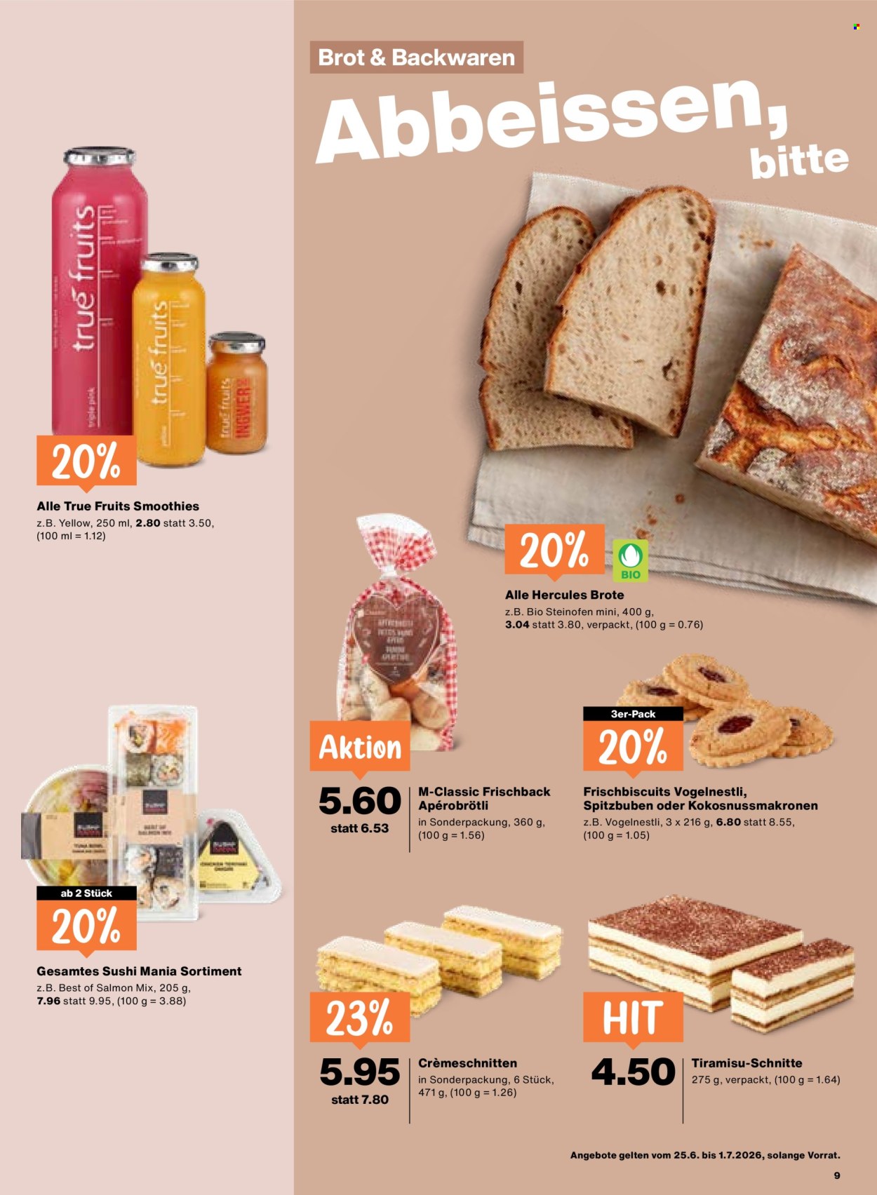 Catalogue Migros - 25.6.2026 - 1.7.2026. Page 9. Page 9