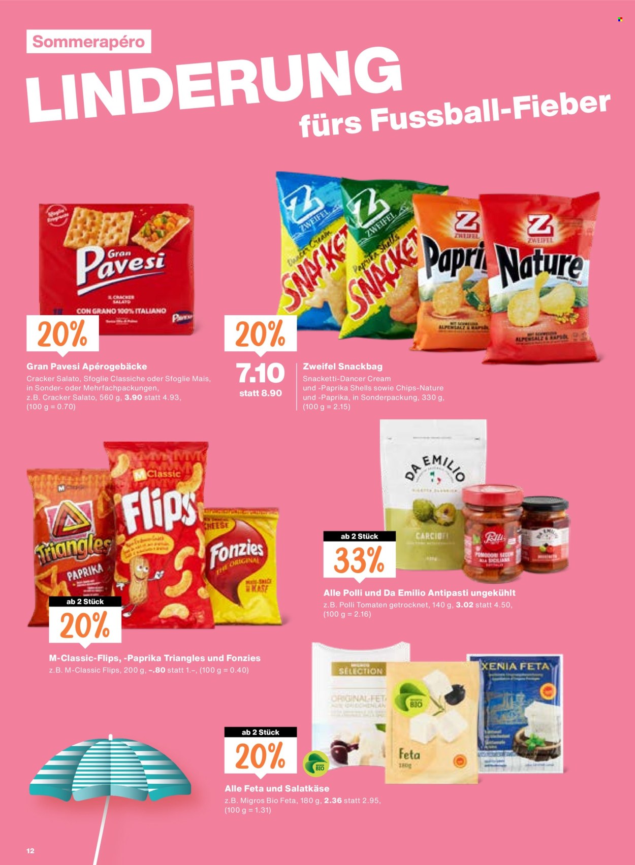Catalogue Migros - 25.6.2026 - 1.7.2026. Page 12. Page 12