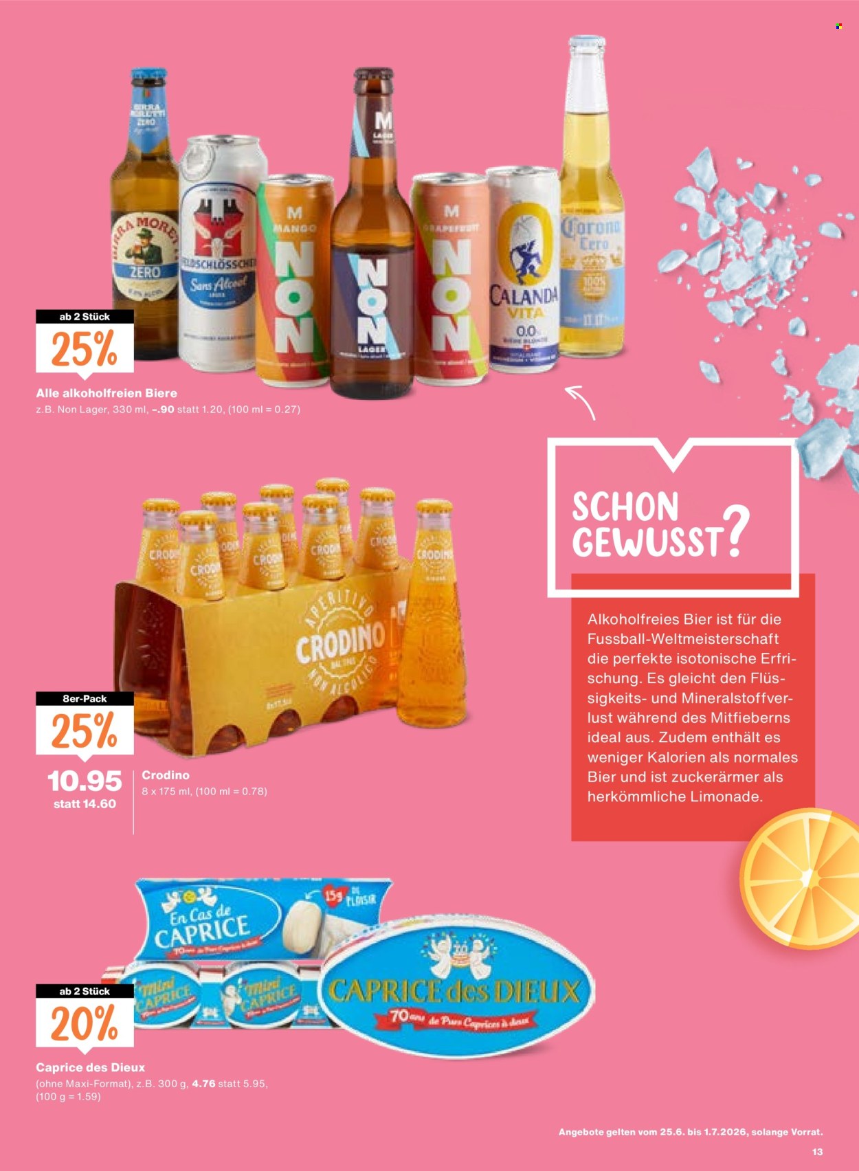 Catalogue Migros - 25.6.2026 - 1.7.2026. Page 13. Page 13