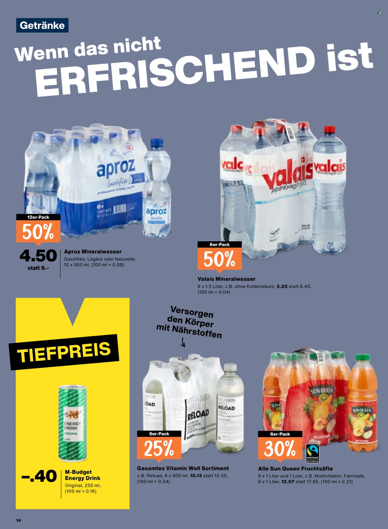 Catalogue Migros - 25.6.2026 - 1.7.2026. Page 14. Page 14