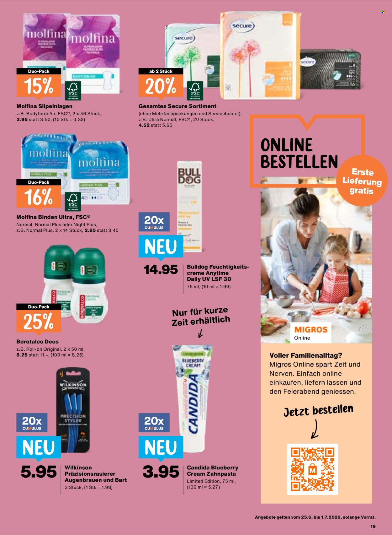 Catalogue Migros - 25.6.2026 - 1.7.2026. Page 19. Page 19