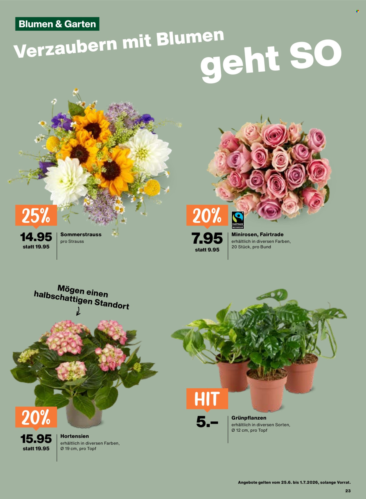 Catalogue Migros - 25.6.2026 - 1.7.2026. Page 23. Page 23