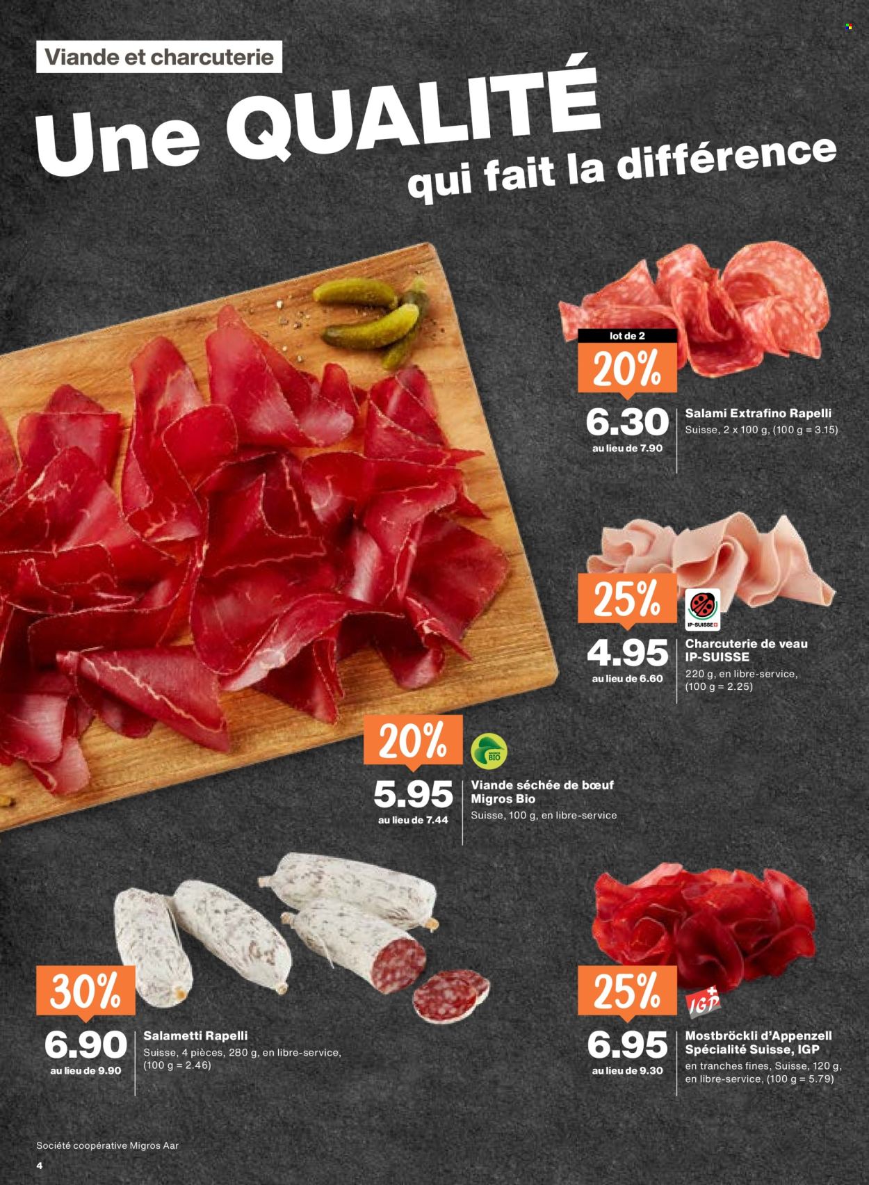 Catalogue Migros - 25.6.2026 - 1.7.2026. Page 4. Page 4