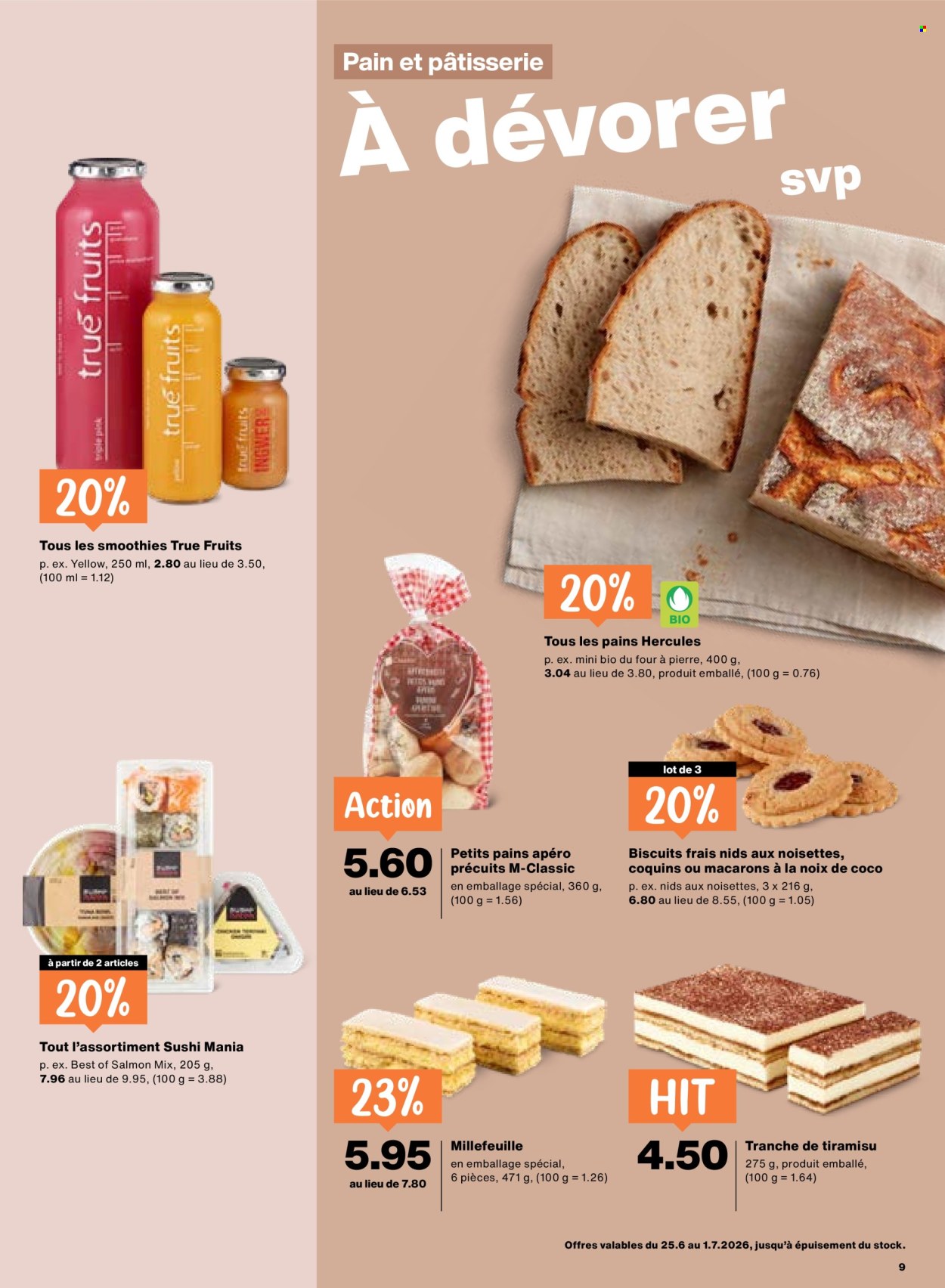 Catalogue Migros - 25.6.2026 - 1.7.2026. Page 9. Page 9