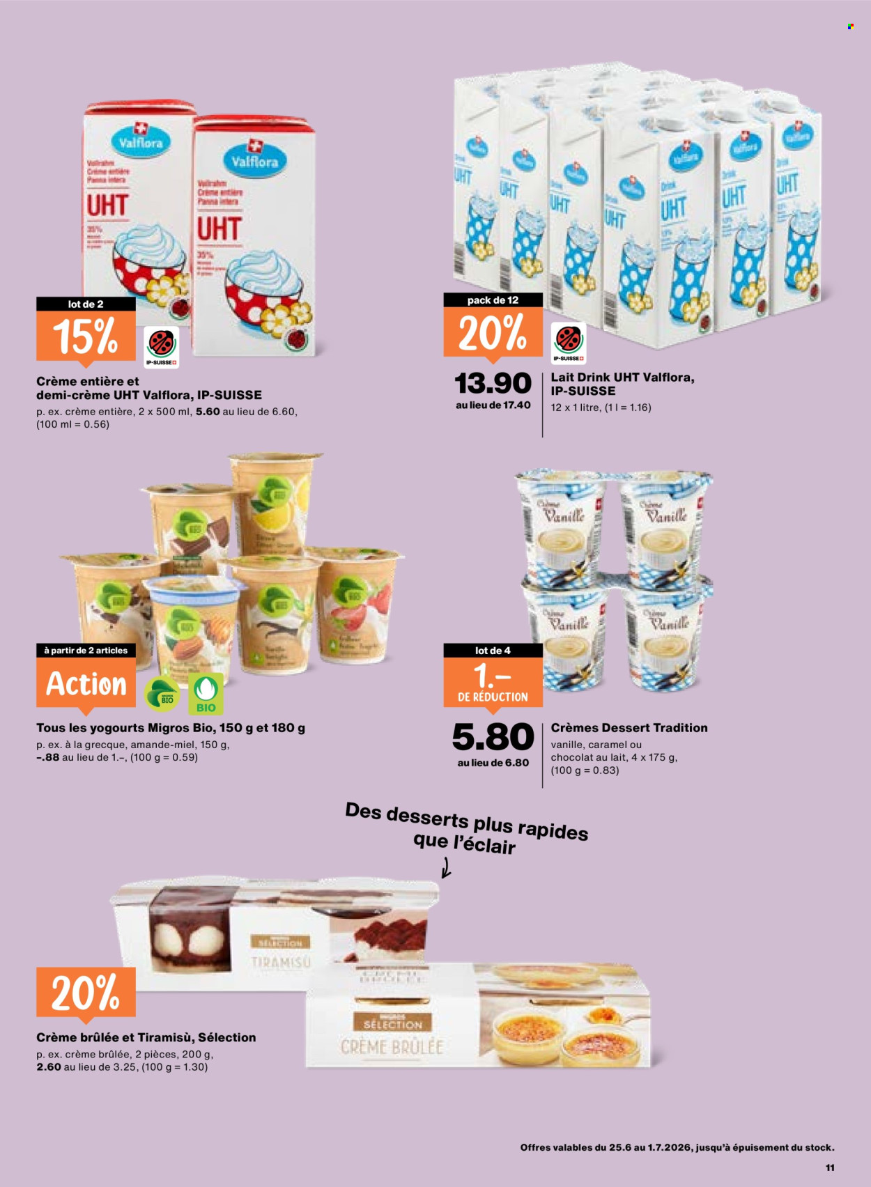 Catalogue Migros - 25.6.2026 - 1.7.2026. Page 11. Page 11