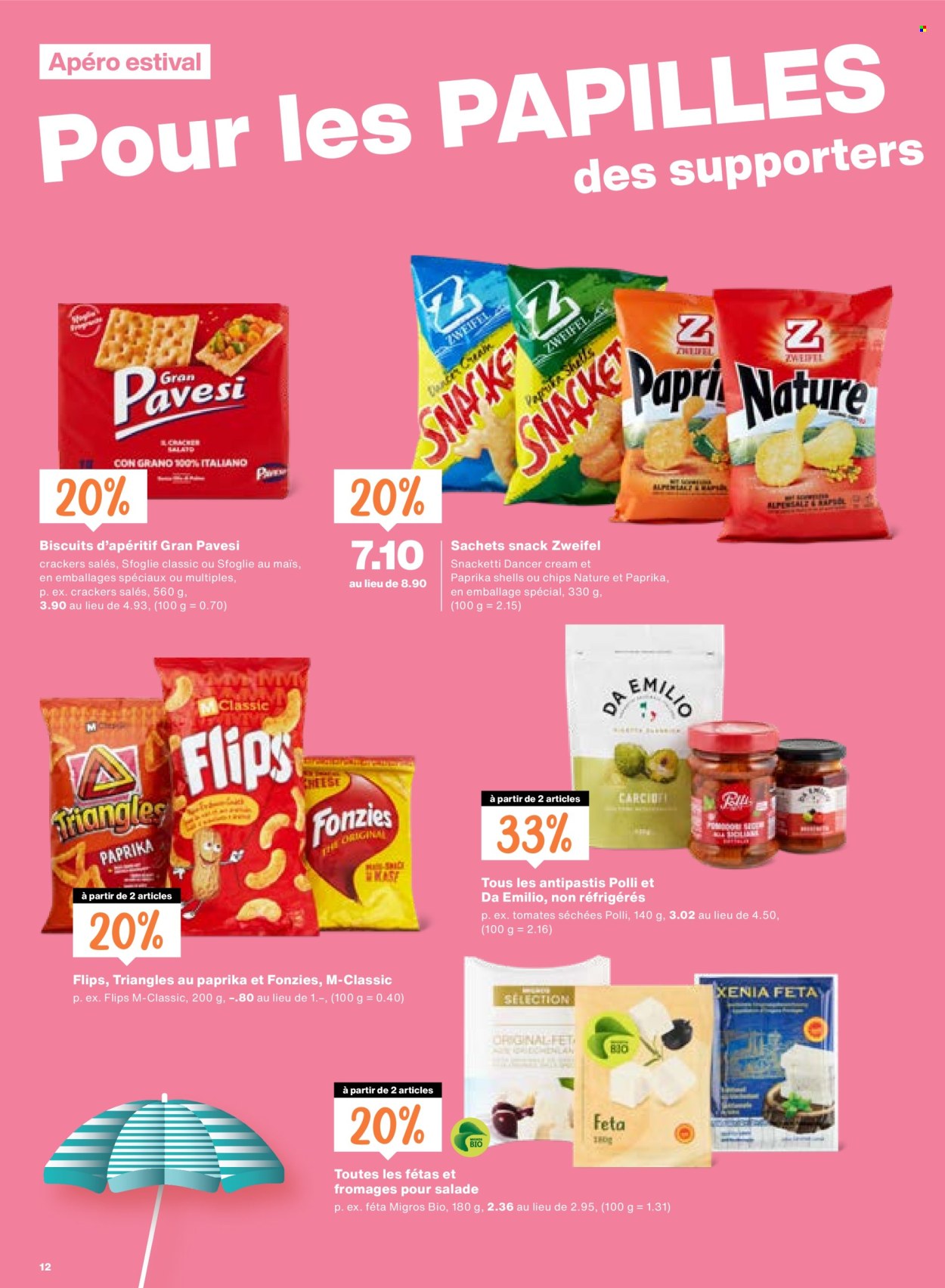Catalogue Migros - 25.6.2026 - 1.7.2026. Page 12. Page 12