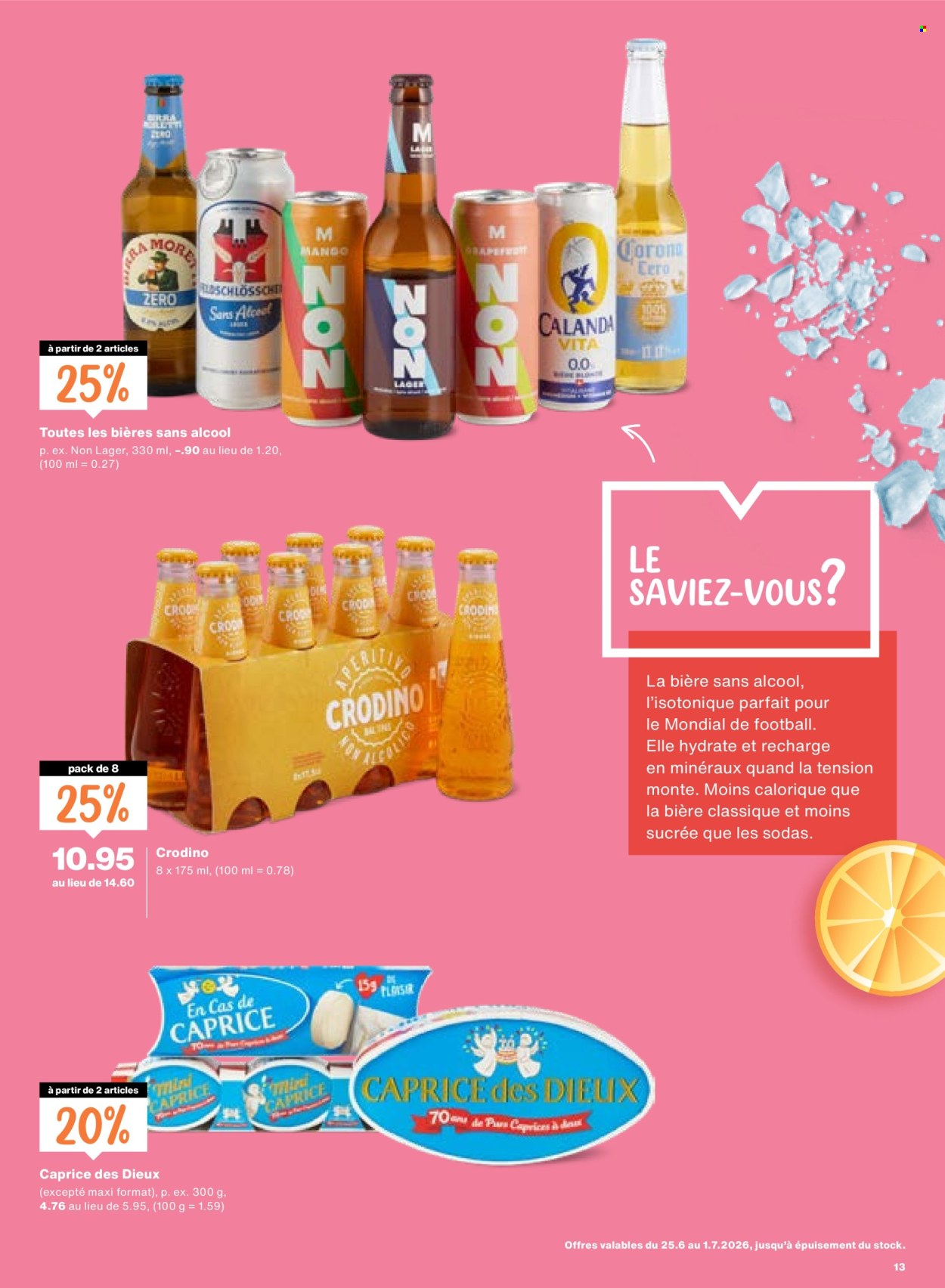 Catalogue Migros - 25.6.2026 - 1.7.2026. Page 13. Page 13