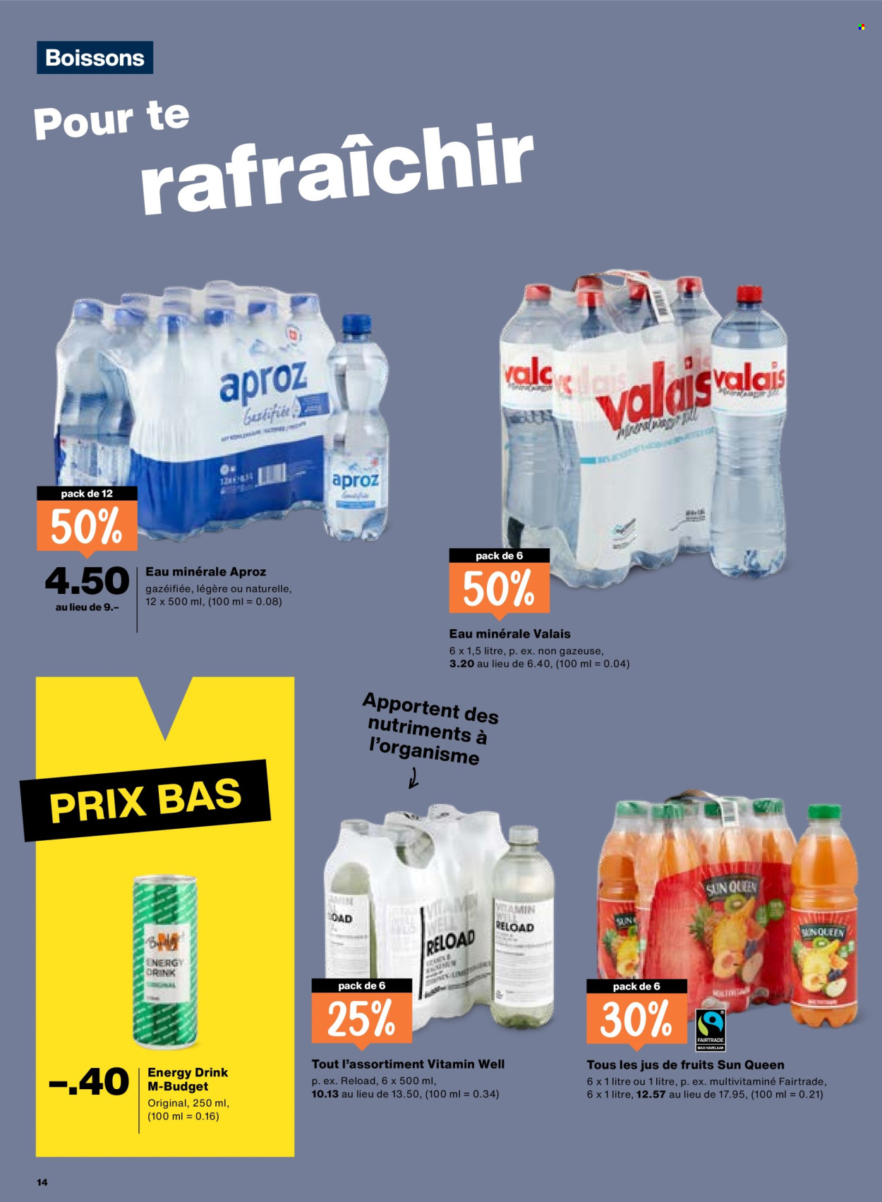 Catalogue Migros - 25.6.2026 - 1.7.2026. Page 14. Page 14