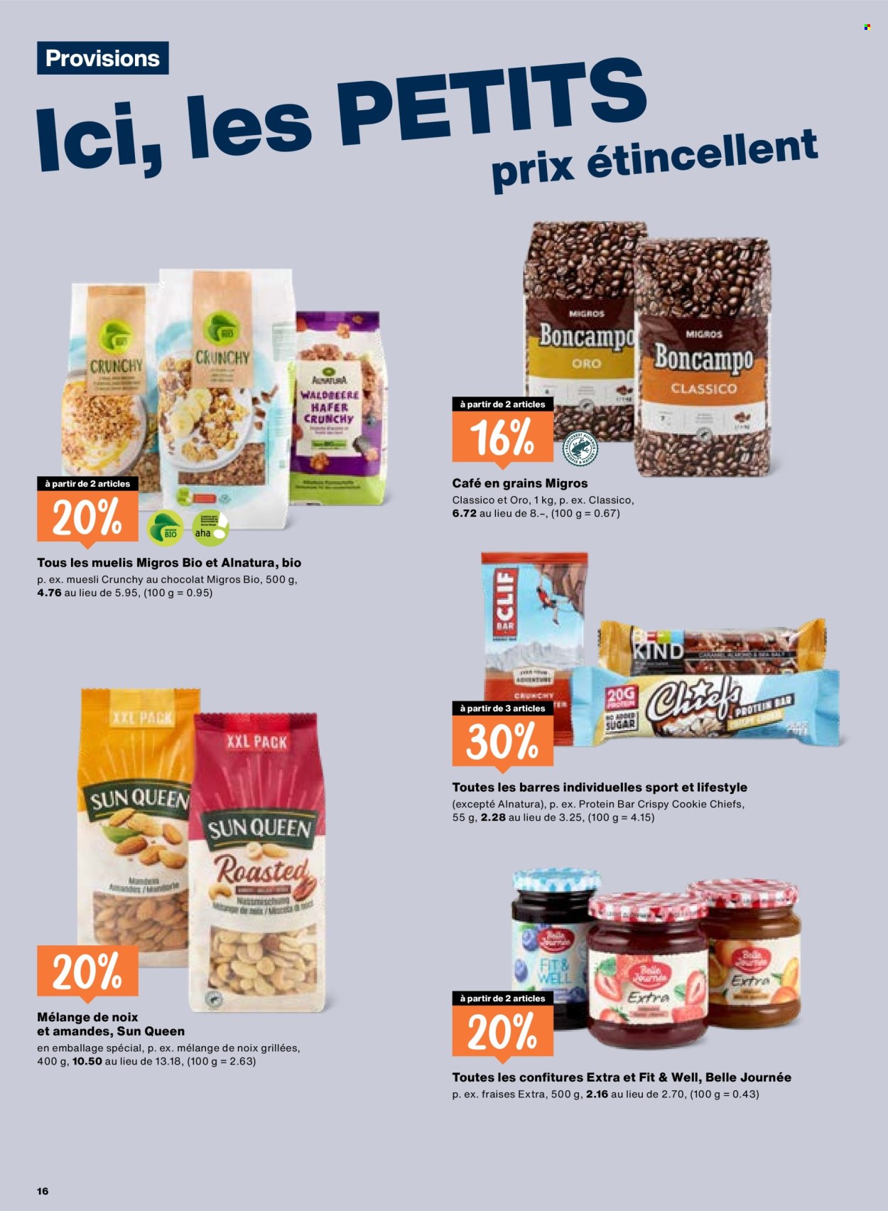 Catalogue Migros - 25.6.2026 - 1.7.2026. Page 16. Page 16