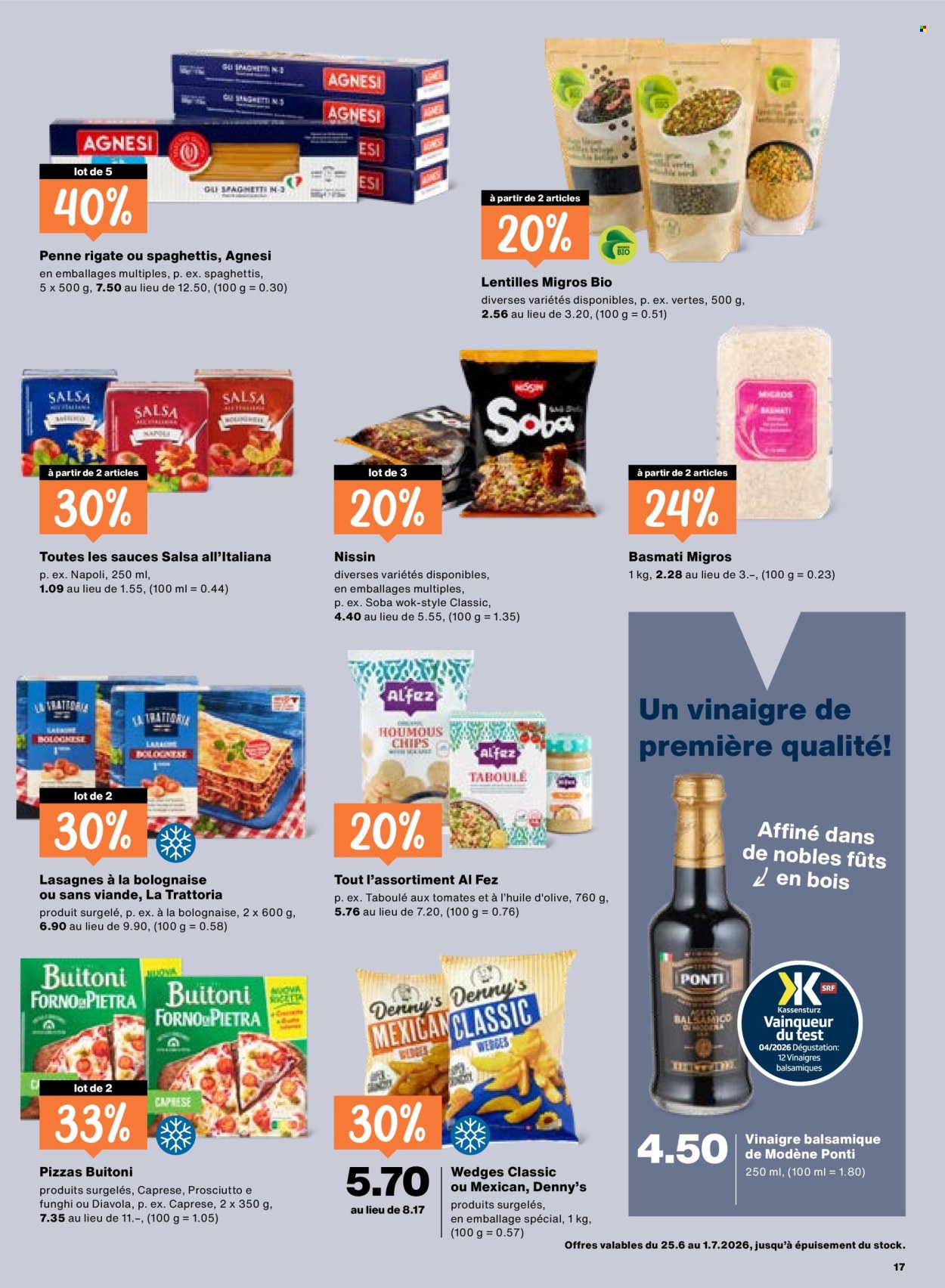 Catalogue Migros - 25.6.2026 - 1.7.2026. Page 17. Page 17