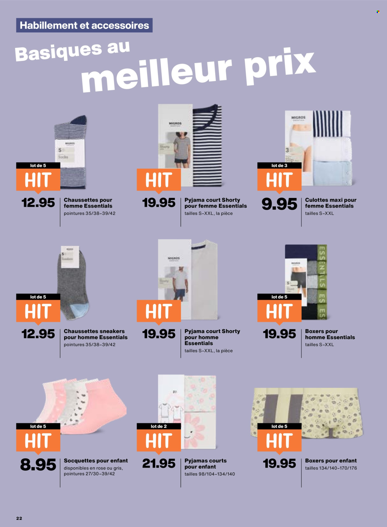 Catalogue Migros - 25.6.2026 - 1.7.2026. Page 22. Page 22
