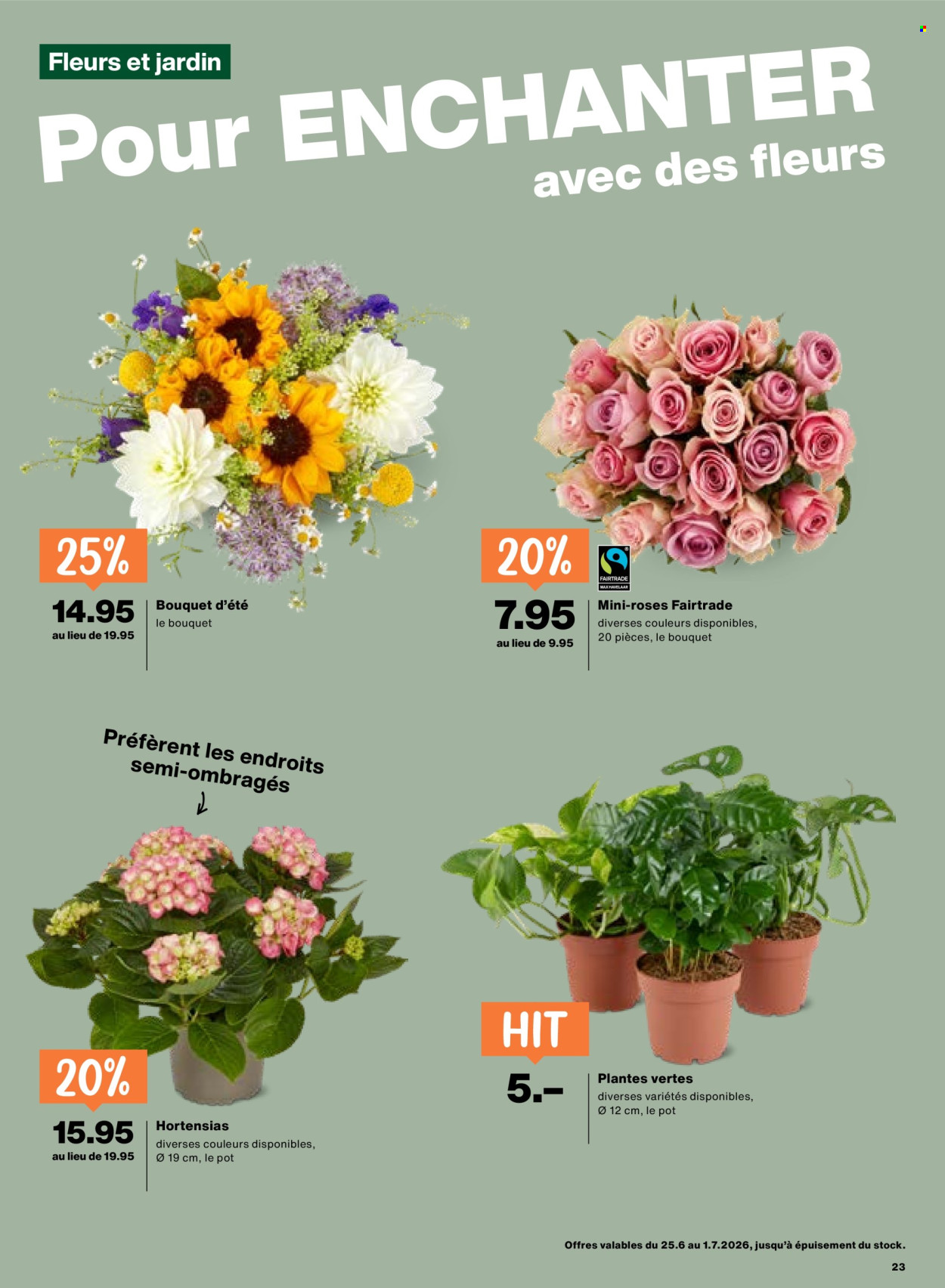 Catalogue Migros - 25.6.2026 - 1.7.2026. Page 23. Page 23