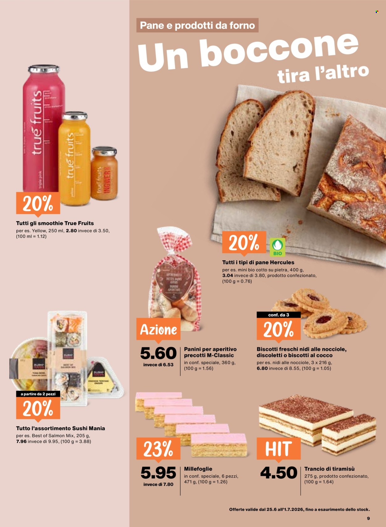 Catalogue Migros - 25.6.2026 - 1.7.2026. Page 9. Page 9