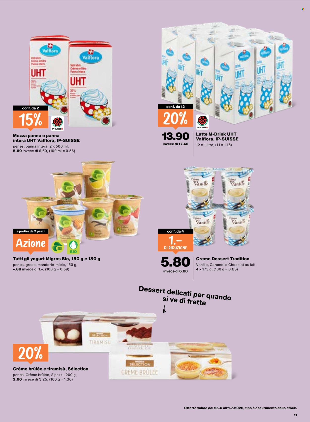 Catalogue Migros - 25.6.2026 - 1.7.2026. Page 11. Page 11