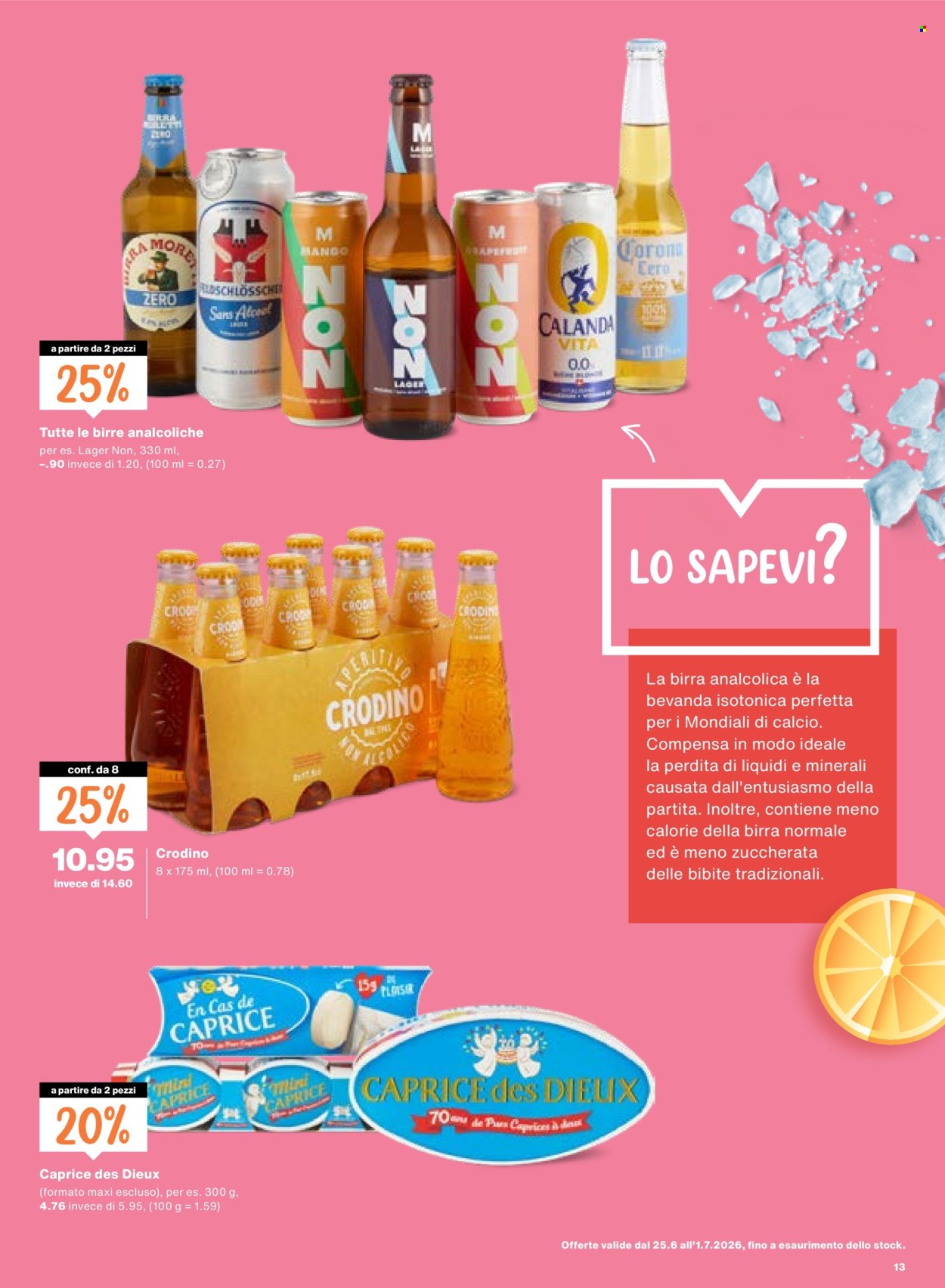 Catalogue Migros - 25.6.2026 - 1.7.2026. Page 13. Page 13