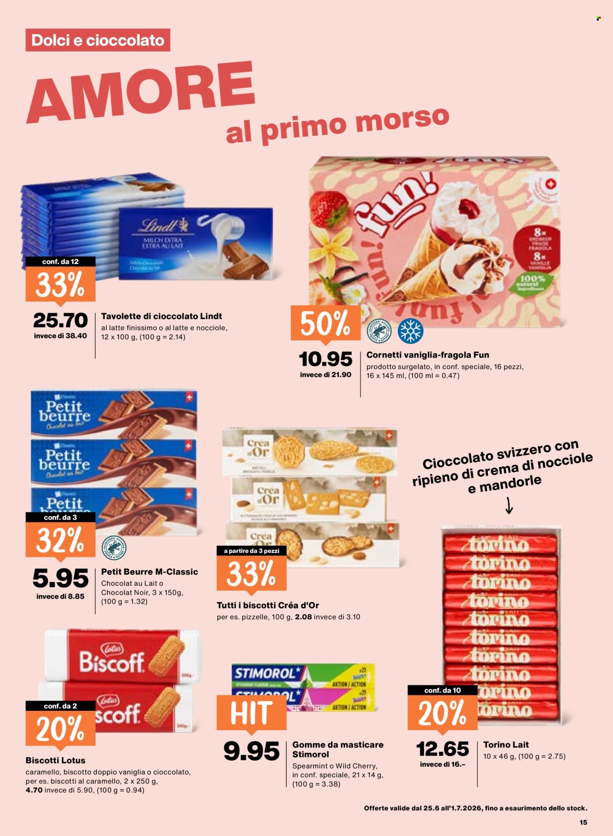 Catalogue Migros - 25.6.2026 - 1.7.2026. Page 15. Page 15