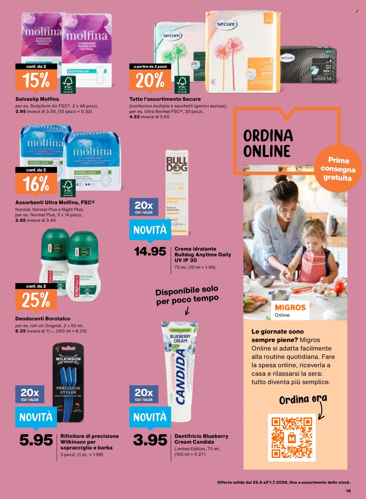 Catalogue Migros - 25.6.2026 - 1.7.2026. Page 19. Page 19