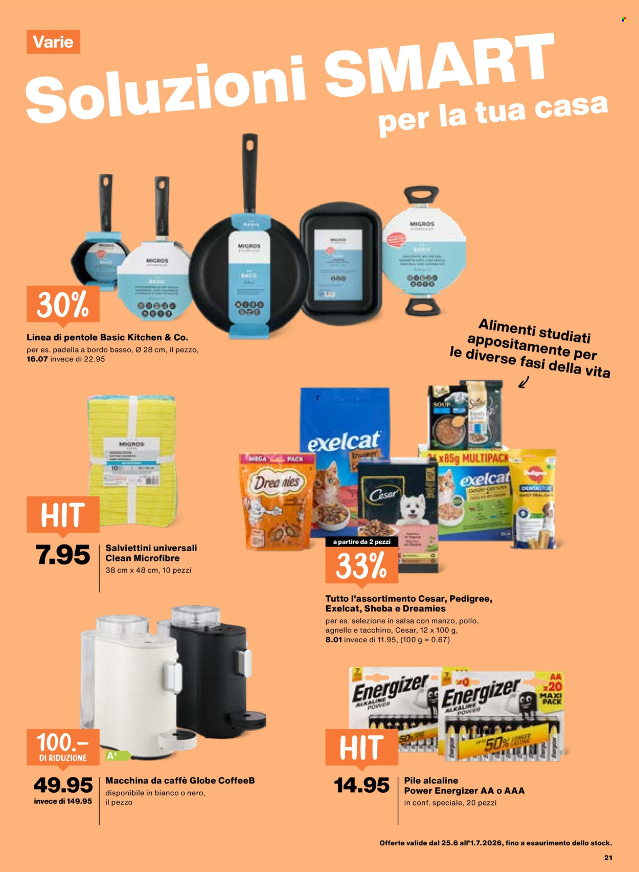 Catalogue Migros - 25.6.2026 - 1.7.2026. Page 21. Page 21
