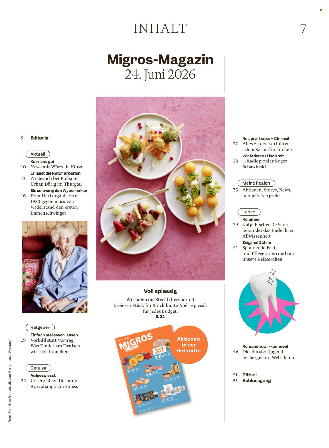 Catalogue Migros - 24.6.2026 - 1.7.2026. Page 7. Page 7